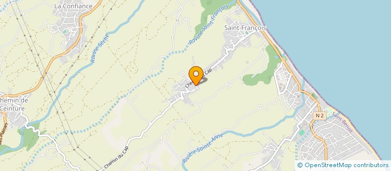 localisation de l'entreprise MADAME CHRISTELE GARREAU  SAINT-BENOIT