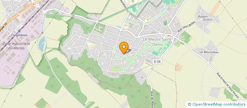 localisation de l'entreprise MADAME CHRISTELE GAUTUN  LE MESNIL-SAINT-DENIS