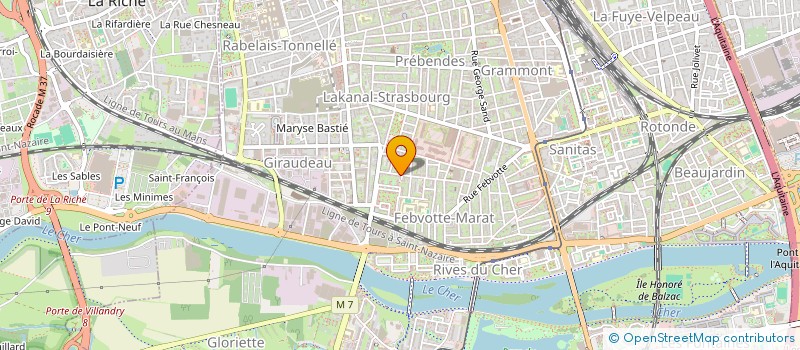 localisation de l'entreprise MADAME CHRISTELE GUERREIRO à TOURS