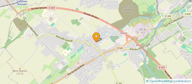 localisation de l'entreprise MADAME CHRISTELE GUICHOUX  DIVION