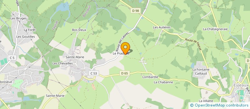 localisation de l'entreprise MADAME CHRISTELE GUIGNARD à EYJEAUX