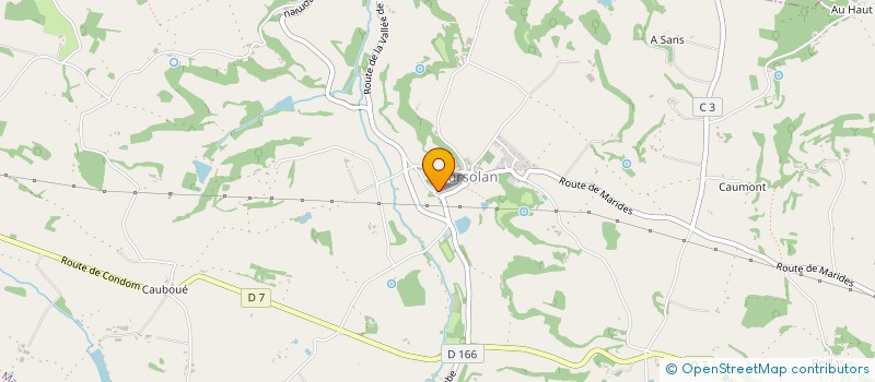 localisation de l'entreprise MADAME CHRISTELE GUILLOUET  MARSOLAN