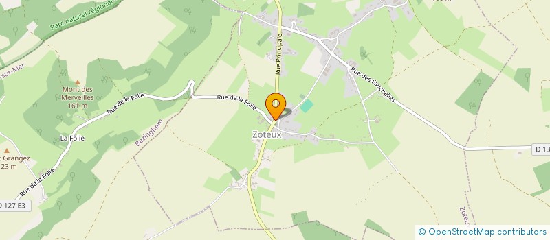 localisation de l'entreprise MADAME CHRISTELE HAUDIQUET  ZOTEUX