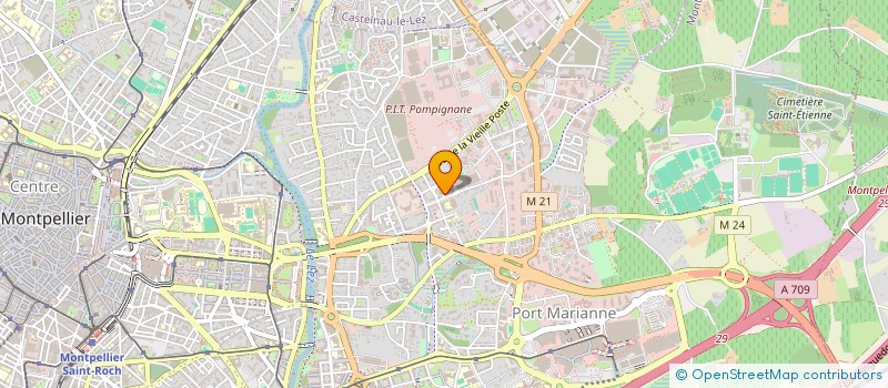 localisation de l'entreprise MADAME CHRISTELE HERVY  MONTPELLIER