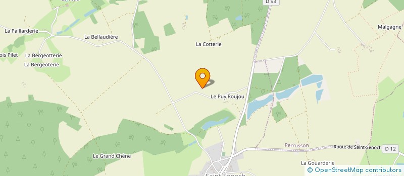 localisation de l'entreprise MADAME CHRISTELE HUET  SAINT-SENOCH