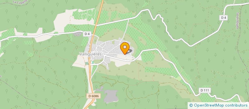 localisation de l'entreprise MADAME CHRISTELE JACQUEMIN  VALLIGUIERES