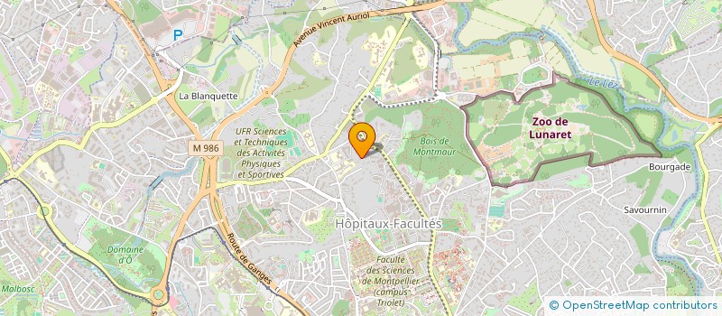 localisation de l'entreprise MADAME CHRISTELE JACQUIN à MONTPELLIER