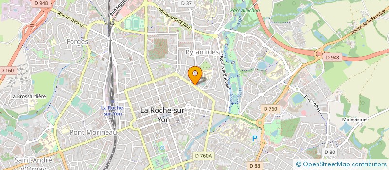 localisation de l'entreprise MADAME CHRISTELE JEANDENANS à LA ROCHE-SUR-YON