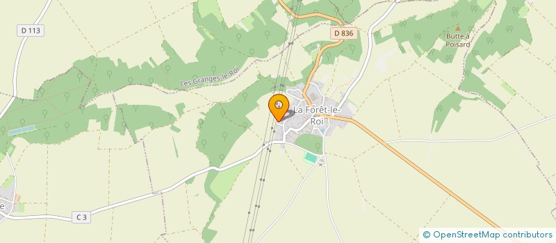 localisation de l'entreprise MADAME CHRISTELE JUSTE  LA FORET-LE-ROI