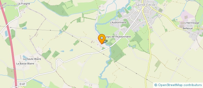 localisation de l'entreprise MADAME CHRISTELE LABESSE  SAINTE-CECILE