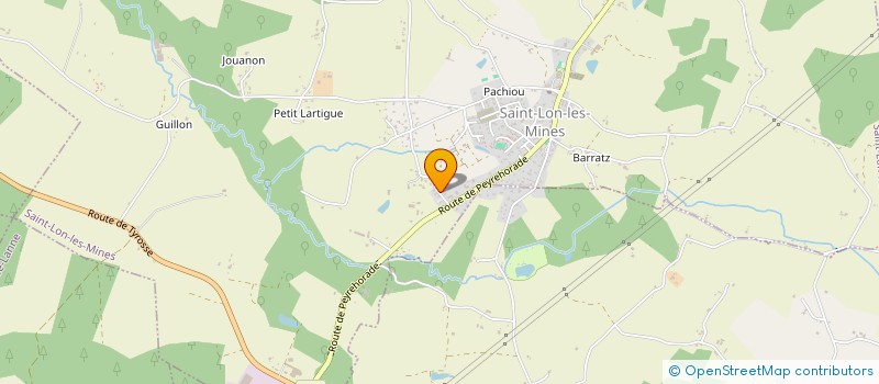 localisation de l'entreprise MADAME CHRISTELE LAMBERT  SAINT-LON-LES-MINES