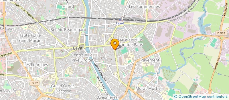 localisation de l'entreprise MADAME CHRISTELE LAMY à LAVAL