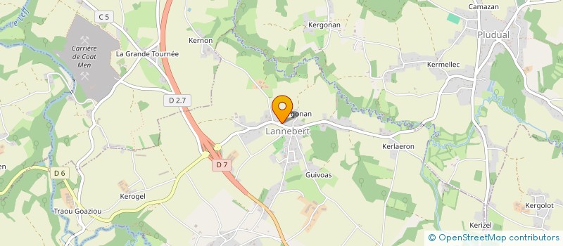 localisation de l'entreprise MADAME CHRISTELE LE MEUR  LANNEBERT