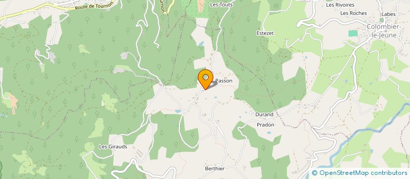 localisation de l'entreprise MADAME CHRISTELE LECHARTIER  CHALENCON