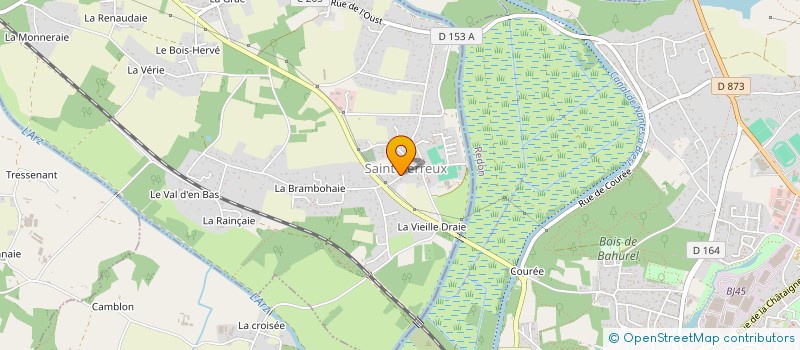 localisation de l'entreprise MADAME CHRISTELE LECLAIRE  SAINT-PERREUX