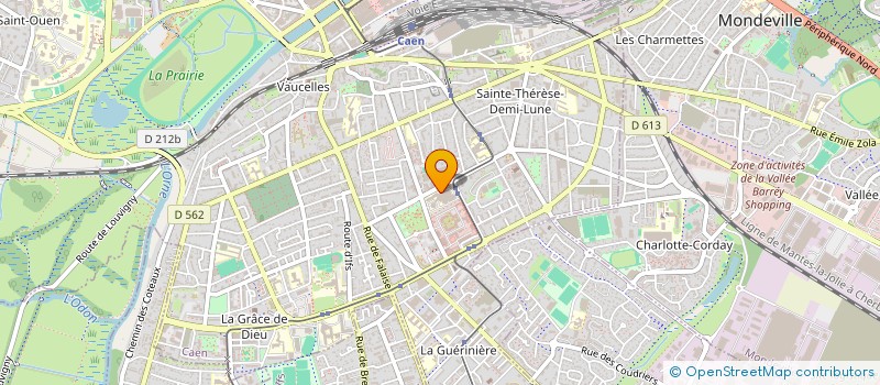 localisation de l'entreprise MADAME CHRISTELE LELONG à CAEN