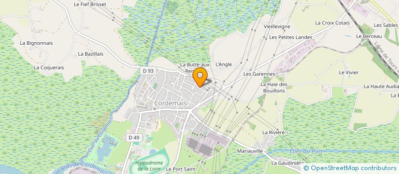 localisation de l'entreprise MADAME CHRISTELE LEMAITRE  CORDEMAIS