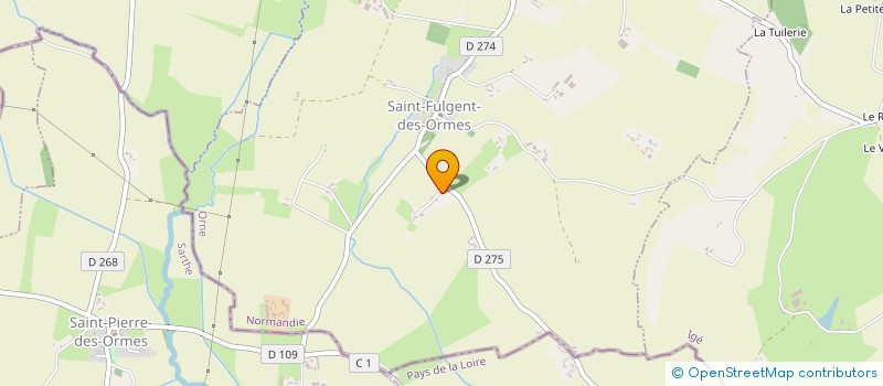 localisation de l'entreprise MADAME CHRISTELE LEPERCHE à SAINT FULGENT-DES-ORMES