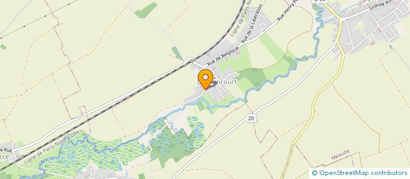 localisation de l'entreprise MADAME CHRISTELE LEROUX  DERNANCOURT