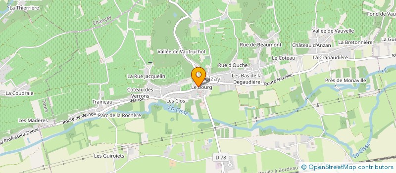 localisation de l'entreprise MADAME CHRISTELE LEROY  NOIZAY