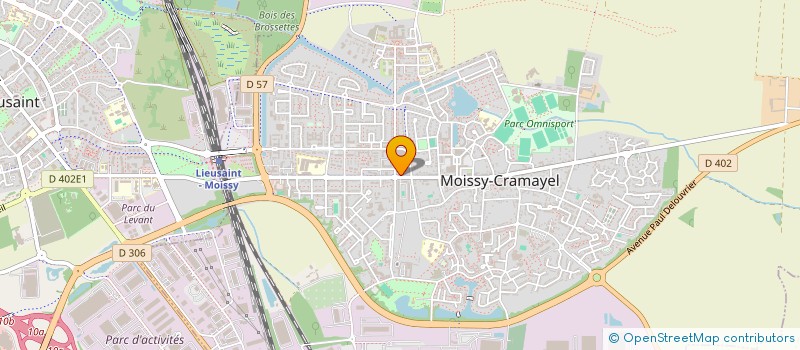 localisation de l'entreprise MADAME CHRISTELE LESIEUR à MOISSY-CRAMAYEL