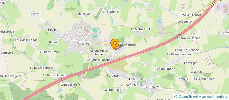 localisation de l'entreprise MADAME CHRISTELE LETENDRE  LA CHAPELLE-SAINT-AUBERT