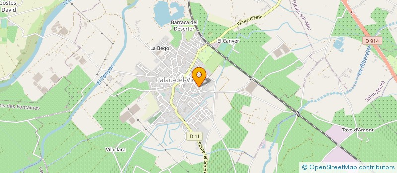 localisation de l'entreprise MADAME CHRISTELE LOISELIER  PALAU-DEL-VIDRE