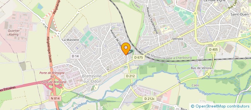 localisation de l'entreprise MADAME CHRISTELE LOUVET  BRETTEVILLE-SUR-ODON