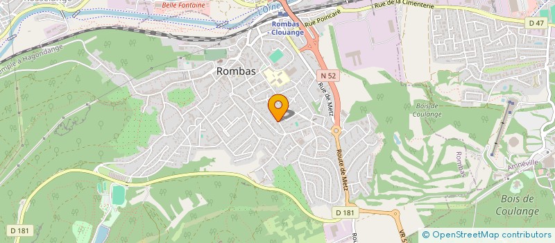 localisation de l'entreprise MADAME CHRISTELE MALETZKI  ROMBAS