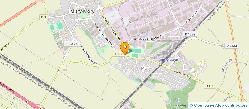 localisation de l'entreprise MADAME CHRISTELE MAURICE à MITRY-MORY