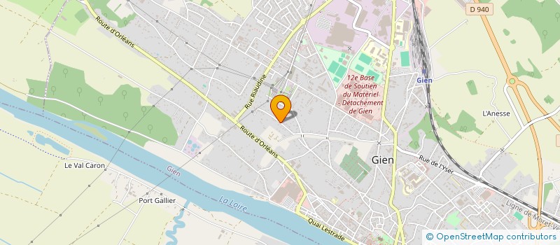 localisation de l'entreprise MADAME CHRISTELE MAZAUD  GIEN