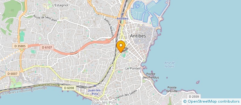 localisation de l'entreprise MADAME CHRISTELE MAZELIER  ANTIBES