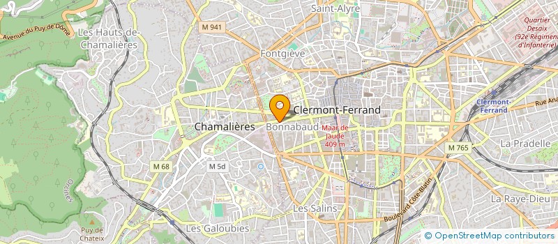 localisation de l'entreprise MADAME CHRISTELE MILLET à CLERMONT-FERRAND