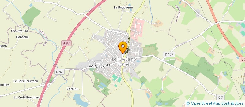 localisation de l'entreprise MADAME CHRISTELE MORILLE à CHOLET