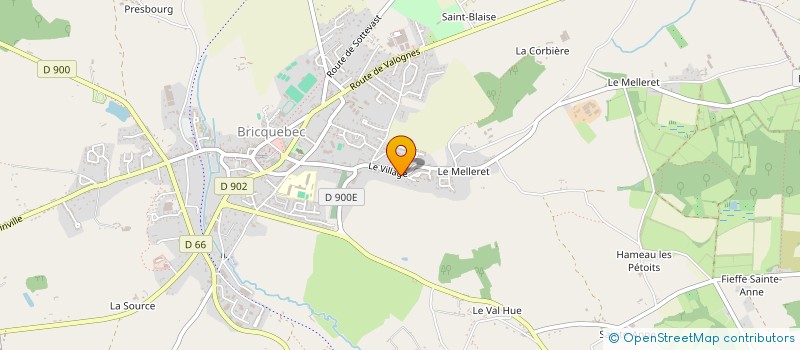 localisation de l'entreprise MADAME CHRISTELE NORMAND  BRICQUEBEC-EN-COTENTIN