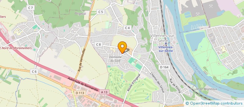 localisation de l'entreprise MADAME CHRISTELE NOYES à VILLENNES-SUR-SEINE