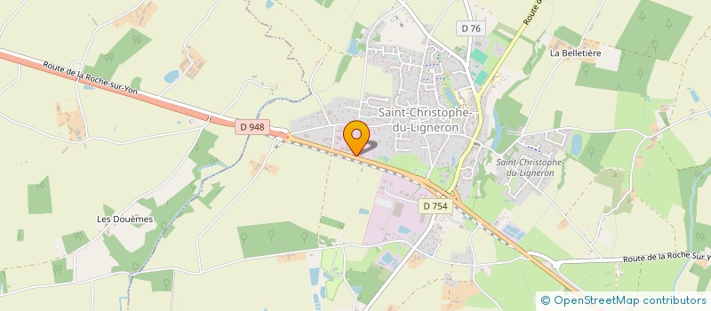 localisation de l'entreprise MADAME CHRISTELE PELTIER à SAINT-CHRISTOPHE-DU-LIGNERON