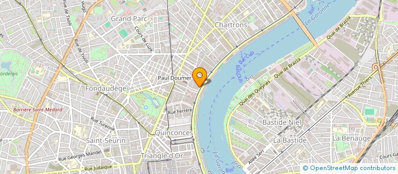 localisation de l'entreprise MADAME CHRISTELE PENINON à BORDEAUX