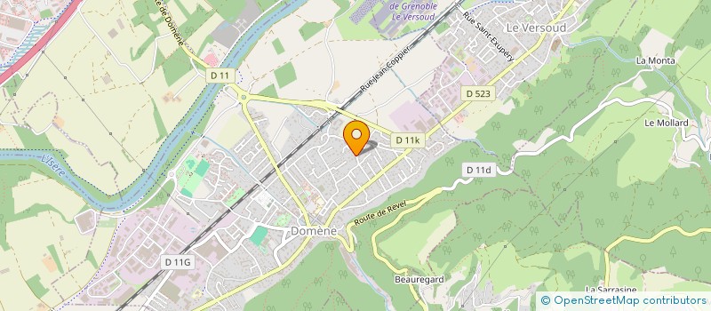 localisation de l'entreprise MADAME CHRISTELE PERRIN  DOMENE