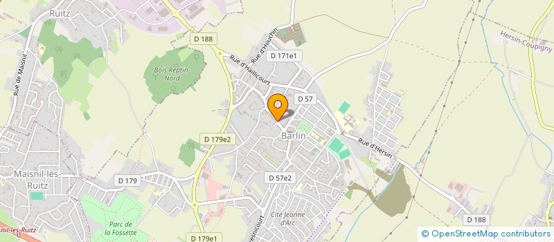 localisation de l'entreprise MADAME CHRISTELE POULLAIN à BARLIN