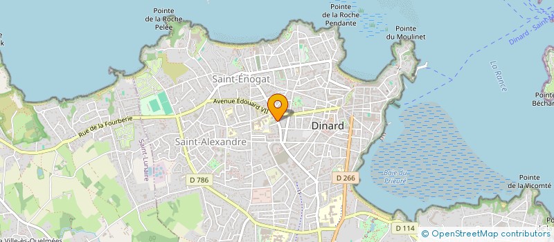 localisation de l'entreprise MADAME CHRISTELE PRAT  DINARD