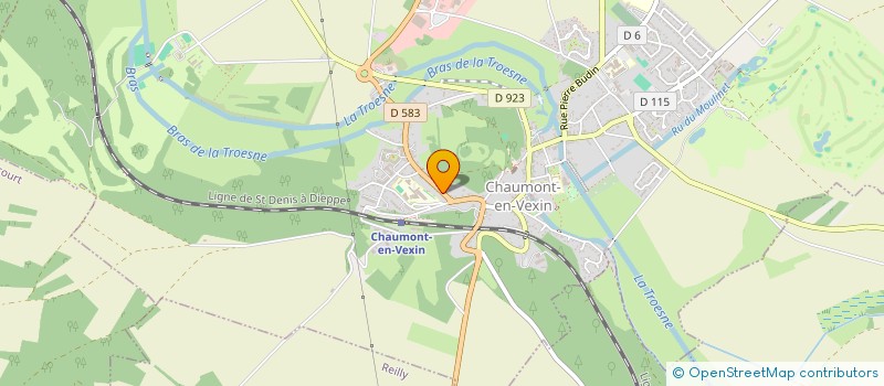 localisation de l'entreprise MADAME CHRISTELE QUARD à CHAUMONT-EN-VEXIN