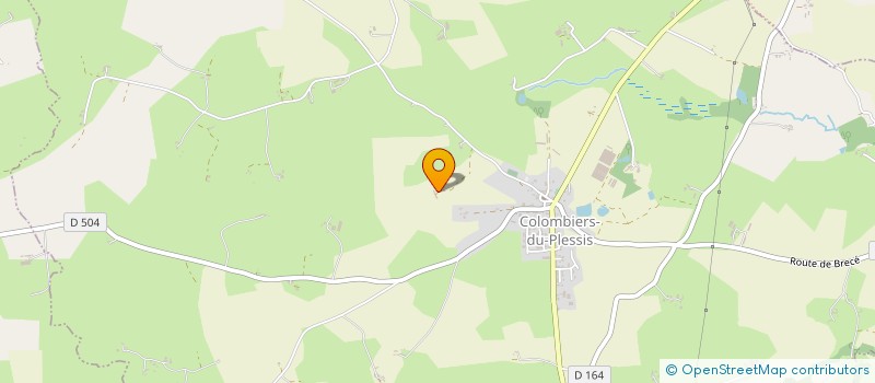 localisation de l'entreprise MADAME CHRISTELE RAVE à GORRON