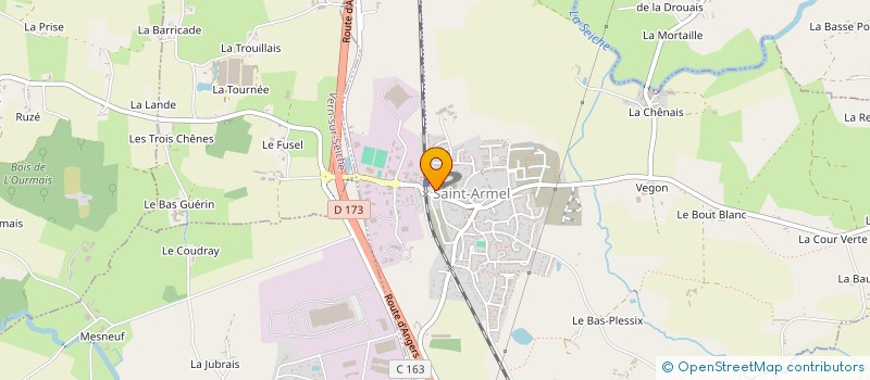 localisation de l'entreprise MADAME CHRISTELE RICHARD  SAINT-ARMEL