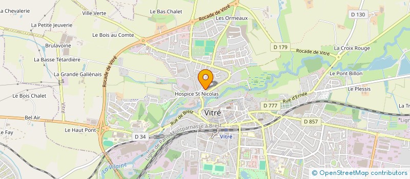 localisation de l'entreprise MADAME CHRISTELE ROUAULT  VITRE