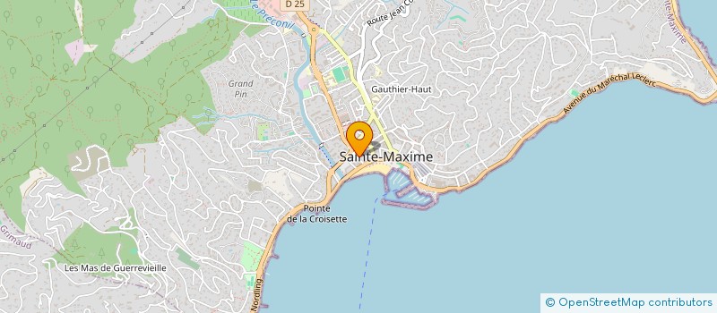 localisation de l'entreprise MADAME CHRISTELE ROUX à SAINTE-MAXIME