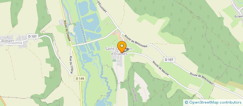 localisation de l'entreprise MADAME CHRISTELE SANTAIS  SAINT-GERMAIN-D'ETABLES