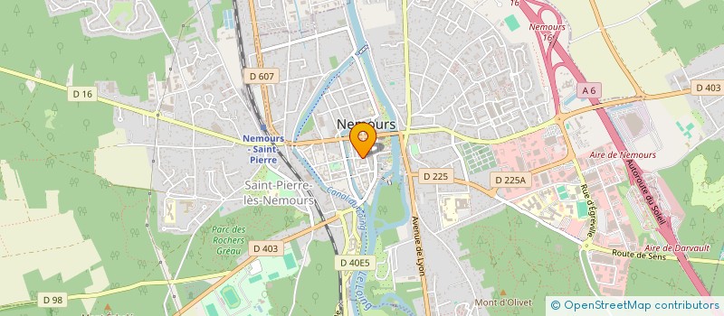 localisation de l'entreprise MADAME CHRISTELE SAULNIER  NEMOURS