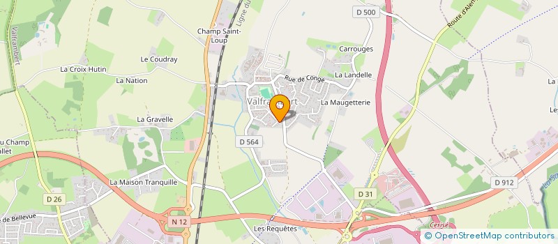 localisation de l'entreprise MADAME CHRISTELE THOMAS à VALFRAMBERT