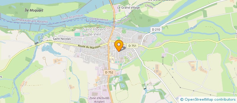 localisation de l'entreprise MADAME CHRISTELE TRICHET à MAUGES-SUR-LOIRE